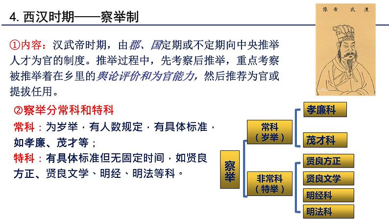 第5课 中国古代官员的选拔与管理课件第5页