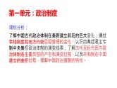国家制度和社会治理第一单元复习课件
