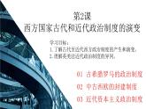 第2课 西方国家古代和近代政治制度的演变课件