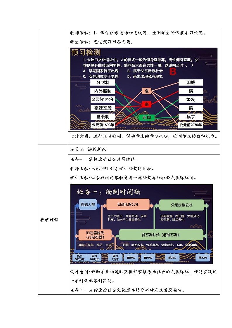 中华文明的起源与早期国家  教案第3页
