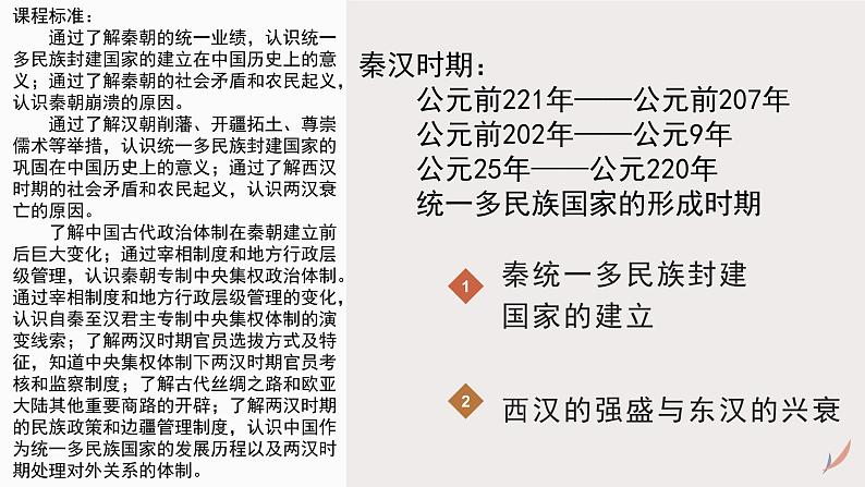 专题二 秦汉统一多民族封建国家的建议与巩固 课件-2024年高考历史一轮复习（统编版）02