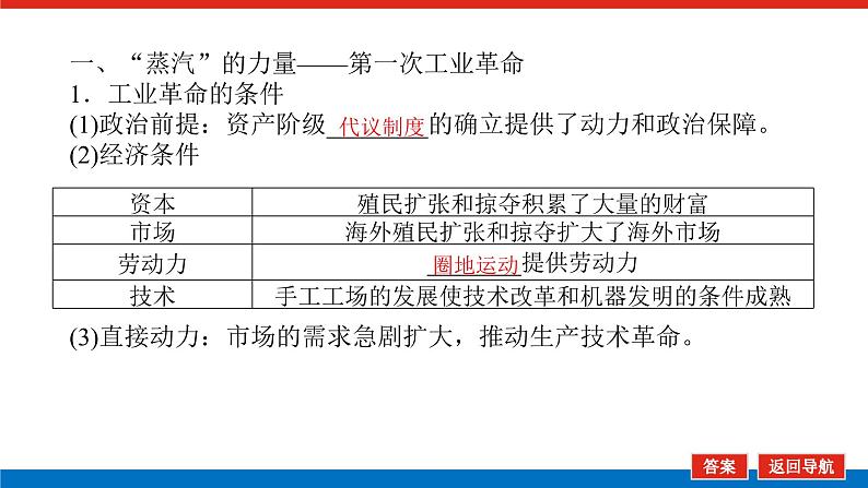 第26讲“蒸汽”的力量与走向整体的世界 课件-2023-2024高考历史统编版一轮复习第7页