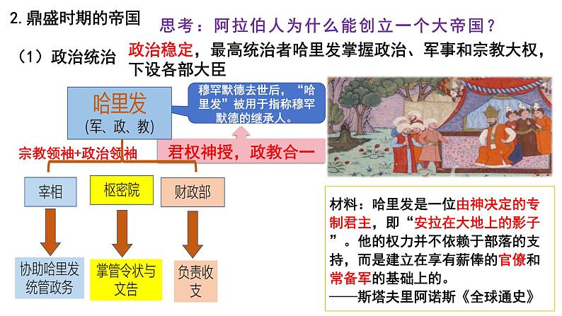 第4讲  中古时期的亚洲和古代非洲与美洲课件2024届高三统编版（2019）必修中外历史纲要下一轮复习07