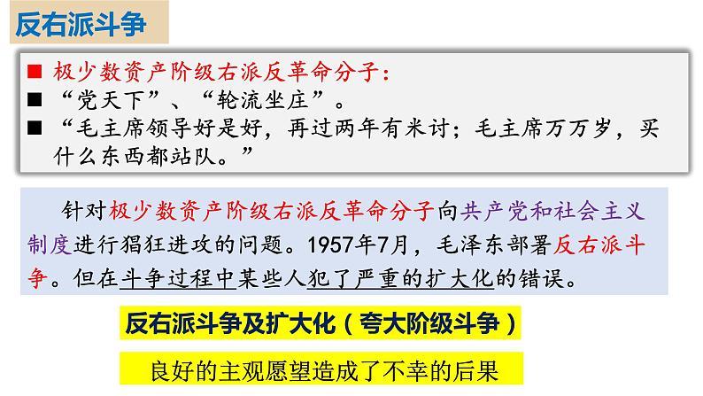 第26讲社会主义建设在探索中曲折发展课件2024届高三统编版2019必修中外历史纲要上册一轮复习第4页