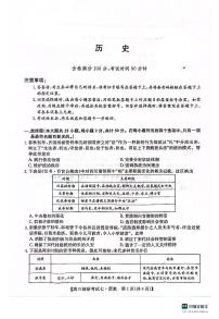 2024河南省新高中创新联盟TOP二十名校计划高三上学期11月调研考试历史PDF版含答案