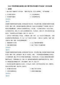 2024湖北省部分高中联考协作体高二上学期期中考试历史试题含解析