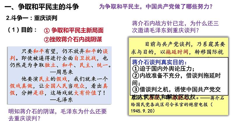 第24课 人民解放战争（精品课件）- 2023-2024学年高一历史同步精品课堂（中外历史纲要上）第6页