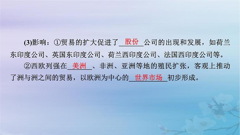 新教材适用2023_2024学年高中历史第4单元商路贸易与文化交流第10课近代以来的世界贸易与文化交流的扩展课件部编版选择性必修308