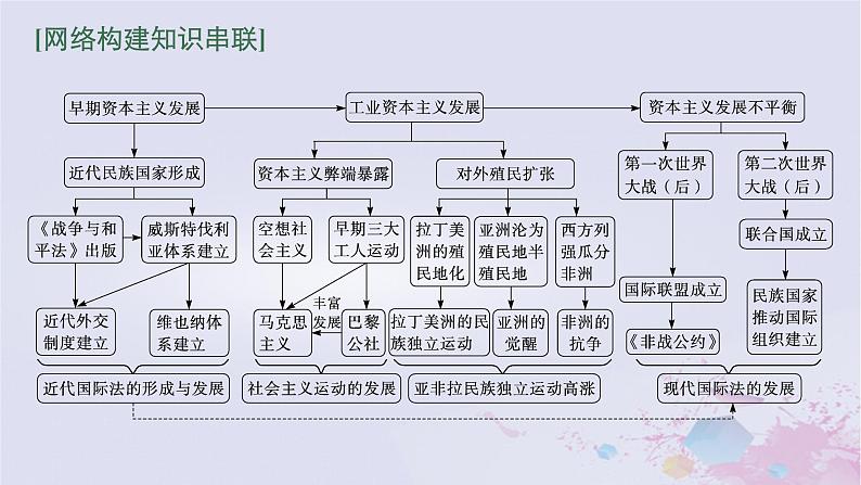 适用于新高考新教材广西专版2024届高考历史二轮总复习第三板块世界古代近代史第十三讲近代民族独立运动社会主义运动与国际法的发展课件第3页