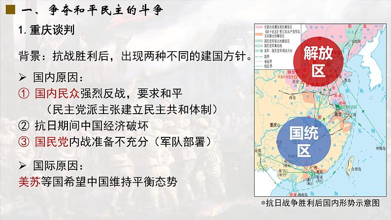 人教统编版 高中历史 必修 中外历史纲要（上）第24课 人民解放战争-课件05