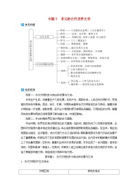 2024届高考历史二轮专题复习与测试板块三专题十多元的古代世界文明微专题1古代文明的多元特点和发展与交流