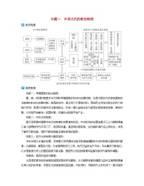 2024届高考历史二轮专题复习与测试板块一专题一中国古代的政治制度微专题1先秦时期国家治理体系的构建