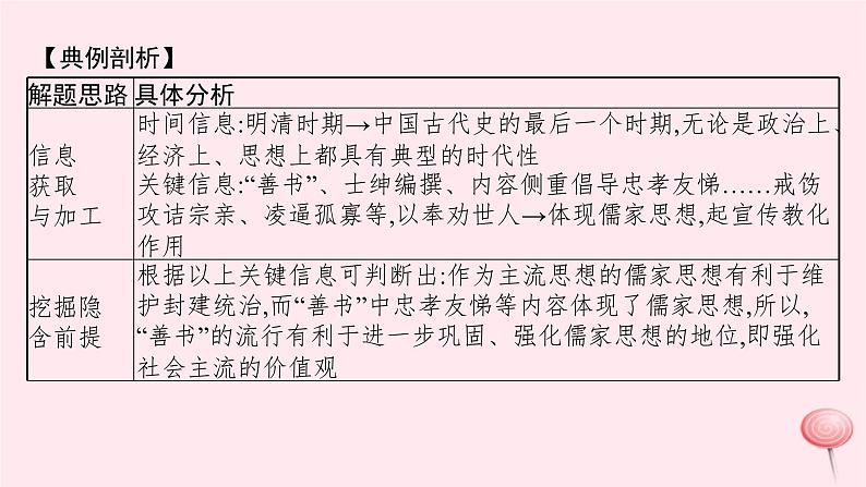 适用于新高考新教材通史版2024版高考历史二轮复习第2编关键能力专项训练能力2唯物史观与历史分析课件08