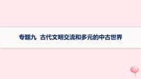 适用于新高考新教材专题版2024版高考历史二轮复习专题整合专题9古代文明交流和多元的中古世界课件