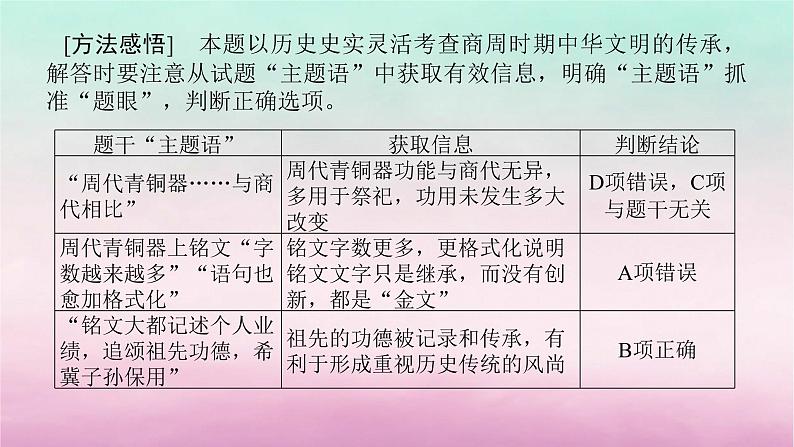 新教材专题版2024高考历史二轮专题复习第二部分第二讲　史料研读__短平快6大途径获取解读信息课件第6页