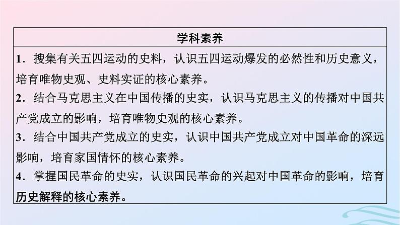 新教材2023_2024学年高中历史第七单元中国共产党成立与新民主主义革命兴起第二十课五四运动与中国共产党的诞生课件部编版必修中外历史纲要上第6页