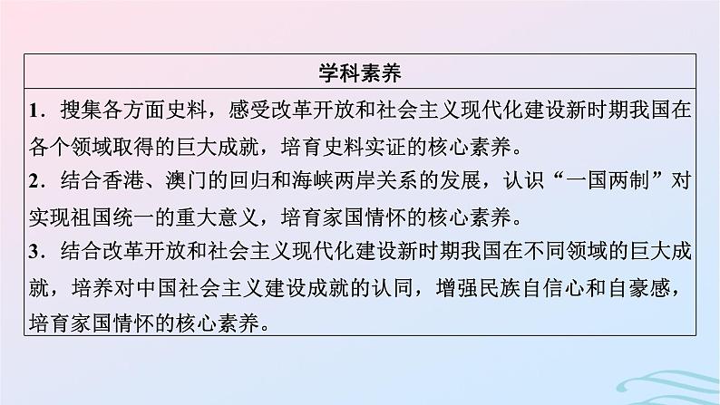 新教材2023_2024学年高中历史第十单元改革开放和社会主义现代化建设新时期第二十八课改革开放和社会主义现代化建设的巨大成就课件部编版必修中外历史纲要上03