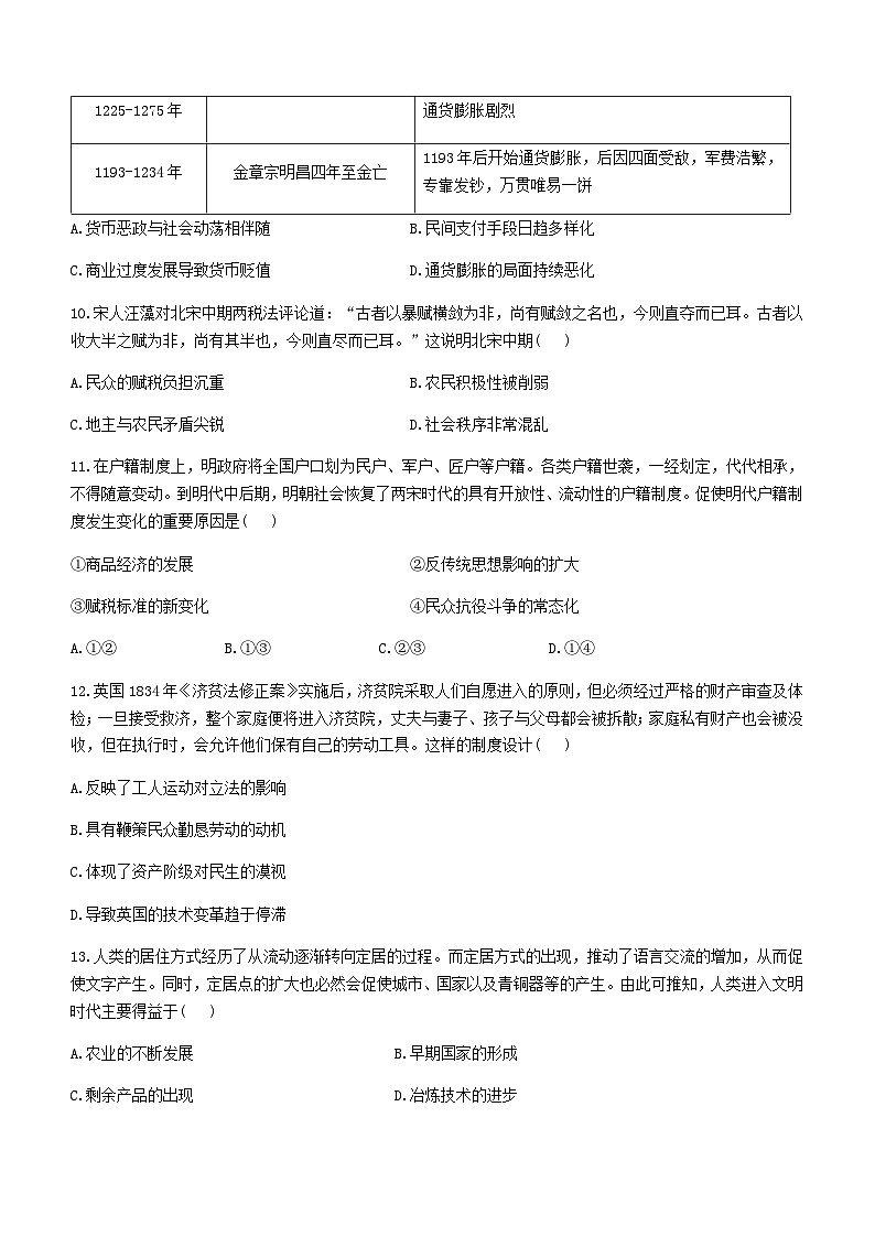 2023-2024学年辽宁省葫芦岛市协作校高二上学期第二次考试历史试题含答案03