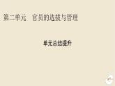 新教材2024版高中历史第二单元官员的选拔与管理单元总结提升课件部编版选择性必修1