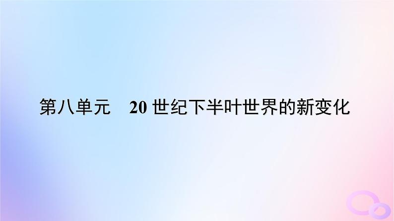 新教材适用2023_2024学年高中历史第8单元20世纪下半叶世界的新变化第18课冷战与国际格局的演变课件部编版必修中外历史纲要下01