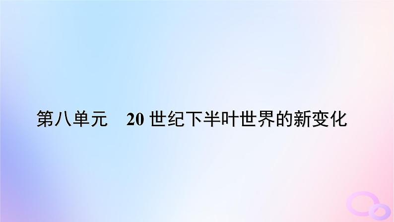 新教材适用2023_2024学年高中历史第8单元20世纪下半叶世界的新变化第20课社会主义国家的发展与变化课件部编版必修中外历史纲要下第1页