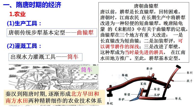 隋唐时期的经济与文化 课件-2024届高三统编版（2019）必修中外历史纲要上一轮复习第3页