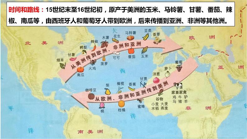 第2课 新航路开辟后的食物物种交流优秀教学课件05