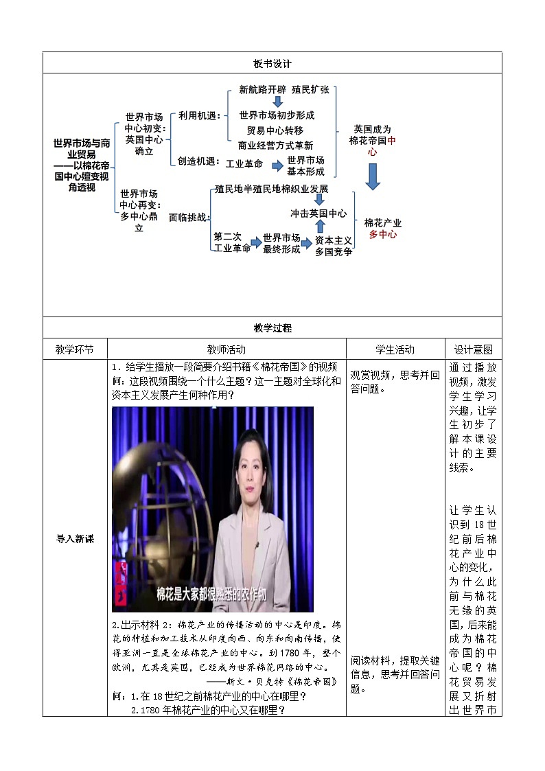 选择性必修2 第8课 世界市场与商业贸易教学设计第2页