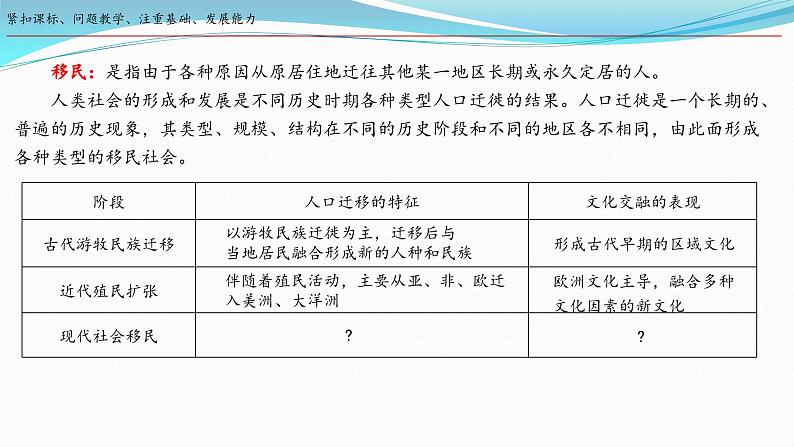 第8课  现代社会的移民和多元文化课件--2023-2024学年高二下学期历史统编版（2019）选择性必修3文化交流与传播第3页