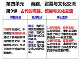 第9课 古代的商路、贸易与文化交流 课件---2023-2024学年统编版（2019）高中历史选择性必修3 文化交流与传播