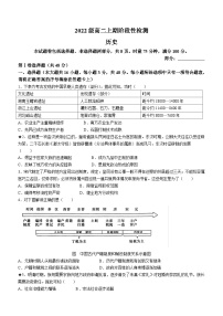 河北省唐县重点中学2023-2024学年高二上学期1月期末阶段性检测历史试题(无答案)