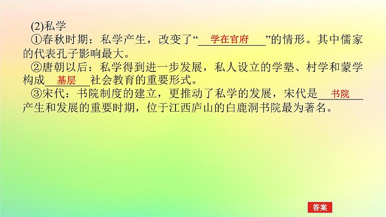 新教材2023版高中历史第六单元文化的传承与保护第十四课文化传承的多种载体及其发展课件部编版选择性必修306