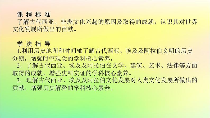 新教材2023版高中历史第二单元丰富多样的世界文化第三课古代西亚非洲文化课件部编版选择性必修3第2页