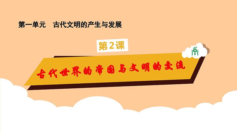 第2课《古代世界的帝国与文明的交流》课件（送教案+练习）01