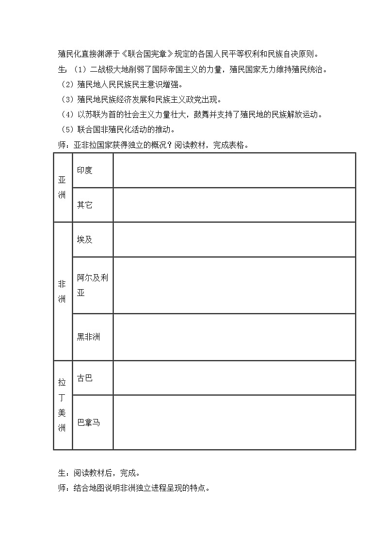 第21课《世界殖民体系的瓦解与新兴国家的发展》课件（送教案+练习）03