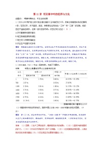 备考2024届高考历史一轮复习强化训练第四单元明清中国版图的奠定与面临的挑战第11讲明至清中叶的经济与文化