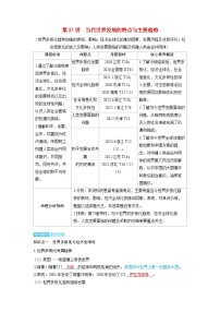 备考2024届高考历史一轮复习讲义第十三单元20世纪下半叶世界的新变化与当代世界的发展第37讲当代世界发展的特点与主要趋势