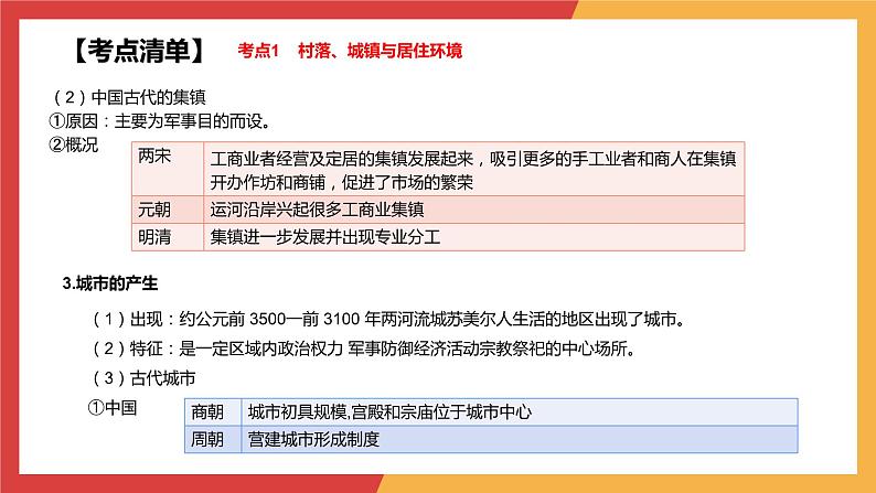 专题五  村落、城镇与居住环境 交通与社会变迁 医疗与公共卫生课件--2024届高考历史统编版二轮复习05