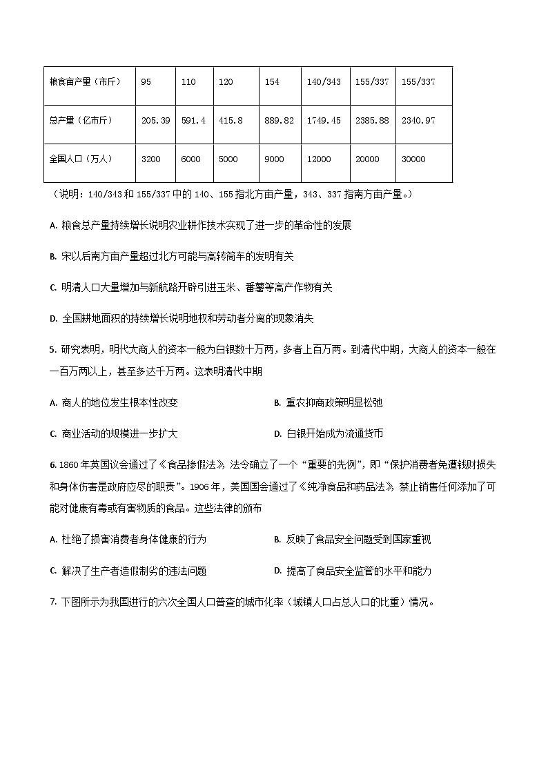 2023-2024学年湖南省娄底市涟源市第一中学等部分学校高二上学期12月月考历史试题含答案第2页
