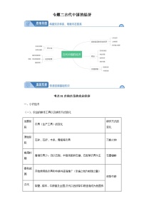 专题二古代中国的经济 2024届高考历史二轮复习专题（含解析）