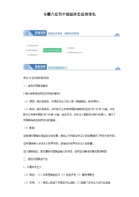 专题六近代中国经济生活的变化 2024届高考历史二轮复习专题（含解析）