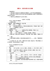 2024版新教材高考历史全程一轮总复习第四编选择性必修第十三单元国家制度与社会治理课题44基层治理与社会保障学生用书