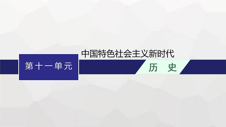 高中历史学考复习第11单元中国特色社会主义新时代课件第1页