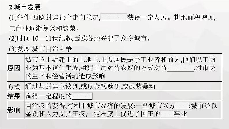 高中历史学考复习第13单元中古时期的世界课件第8页