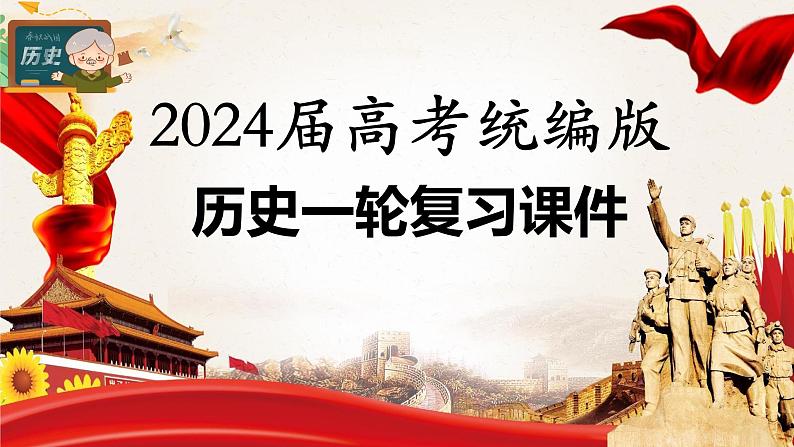 第18讲 改革开放与社会主义现代化建设新时期 课件—2024届高三历史统编版一轮复习01