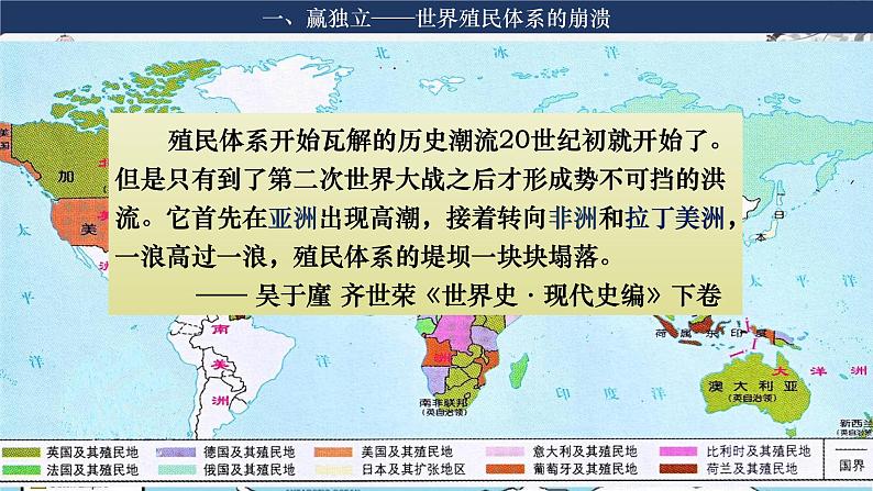 第30-2讲 世界殖民体系的瓦解与新兴国家的发展 课件--2024届高考统编版必修中外历史纲要下册一轮复习第6页