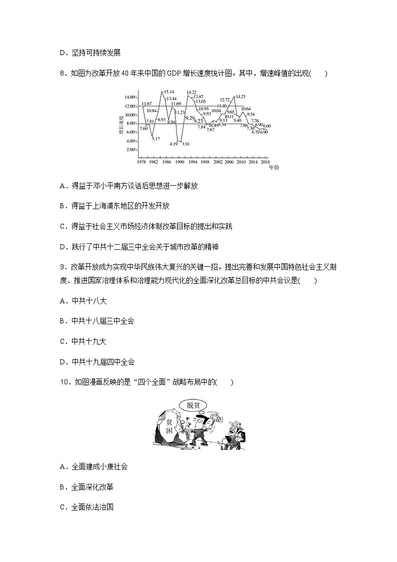 高中历史学业水平复习合格演练测评(十)含答案第3页