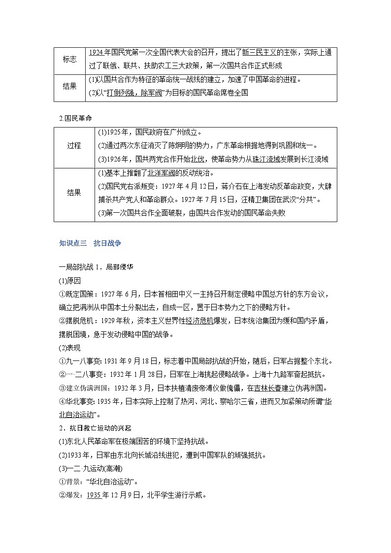 （新高考）高考历史二轮复习高频考点追踪练习专题08 新民主主义革命（解析版）03