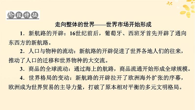 新教材同步系列2024春高中历史第三单元走向整体的世界第6课全球航路的开辟课件部编版必修中外历史纲要下第3页