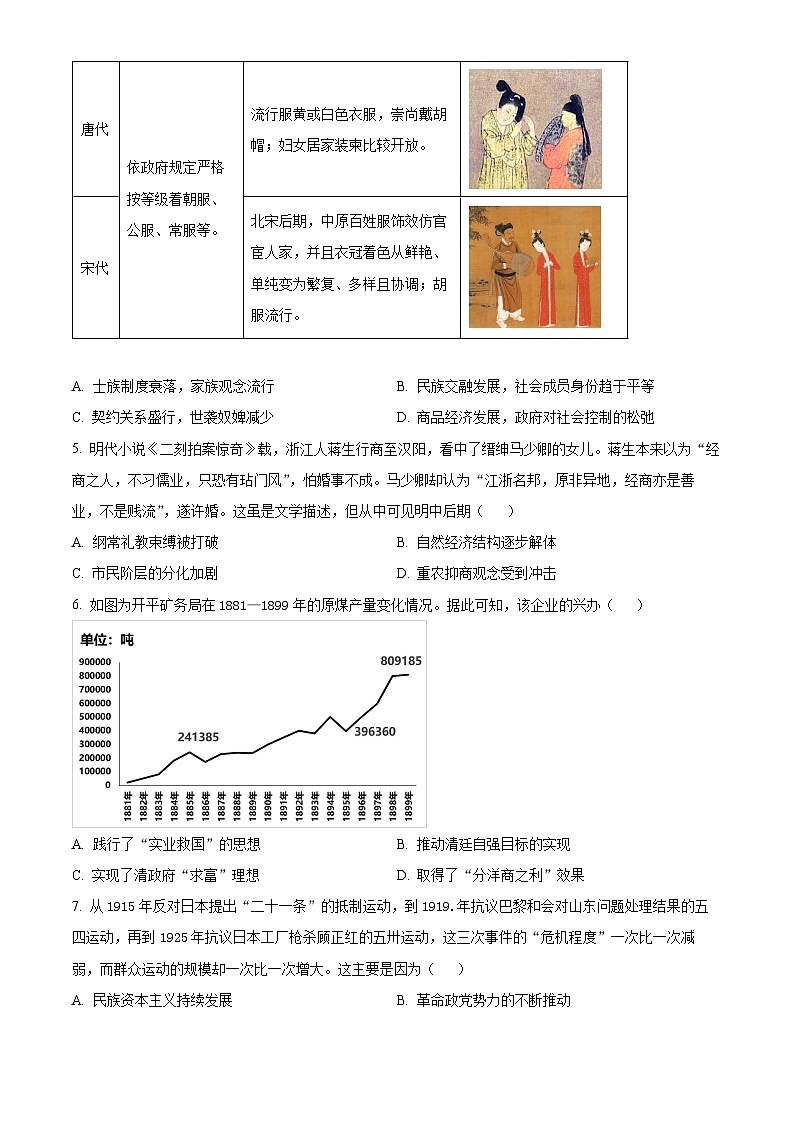 辽宁省辽东南协作体2023-2024学年高三下学期开学考试  历史试题及答案02